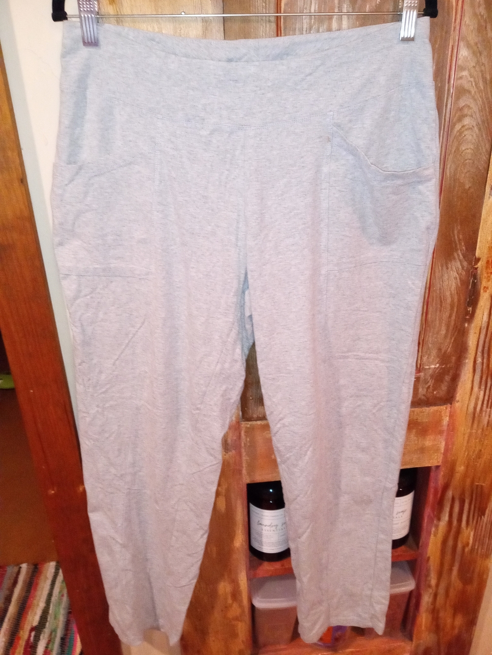 Neon Buddha Comfort Stretch Women's Grey Knit Pants